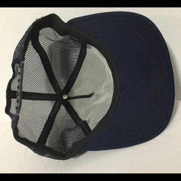 𝅺vtg NAVY It’s an Adventure SNAPBACK Hat Cap USA! - Picture 6 of 7